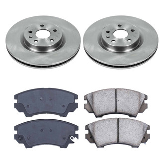 Callahan Brake Parts® - Plain Front Brake Kit