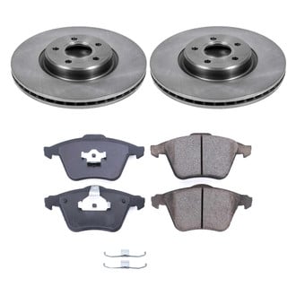 Callahan Brake Parts® - Plain Front Brake Kit