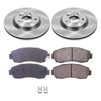 Callahan Brake Parts® - Plain Front Brake Kit