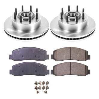 Callahan Brake Parts® - Plain Front Brake Kit
