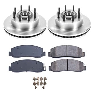 Callahan Brake Parts® - Plain Front Brake Kit
