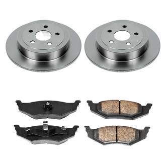 Callahan Brake Parts® - Plain Rear Brake Kit