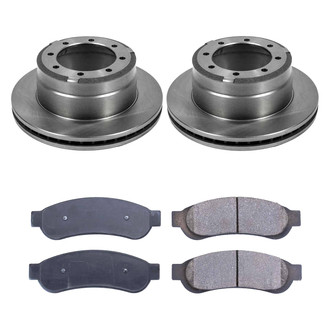 Callahan Brake Parts® - Plain Rear Brake Kit