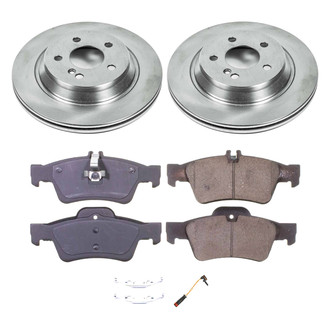Callahan Brake Parts® - Plain Rear Brake Kit