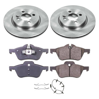 Callahan Brake Parts® - Plain Front Brake Kit