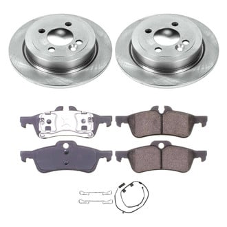 Callahan Brake Parts® - Plain Rear Brake Kit