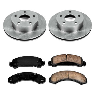Callahan Brake Parts® - Plain Front Brake Kit