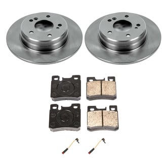 Callahan Brake Parts® - Plain Rear Brake Kit