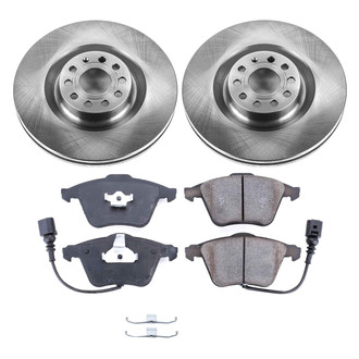 Callahan Brake Parts® - Plain Front Brake Kit