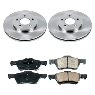 Callahan Brake Parts® - Plain Front Brake Kit