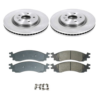 Callahan Brake Parts® - Plain Front Brake Kit