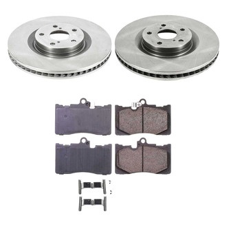 Callahan Brake Parts® - Plain Front Brake Kit