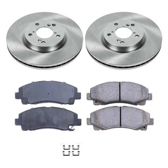 Callahan Brake Parts® - Plain Front Brake Kit