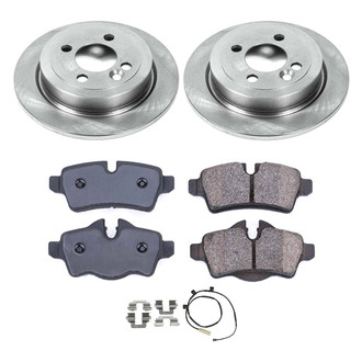Callahan Brake Parts® - Plain Rear Brake Kit