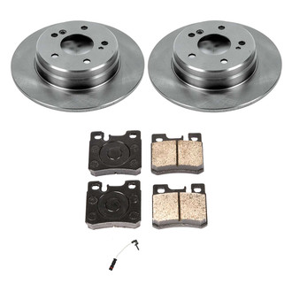 Callahan Brake Parts® - Plain Rear Brake Kit