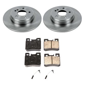 Callahan Brake Parts® - Plain Rear Brake Kit