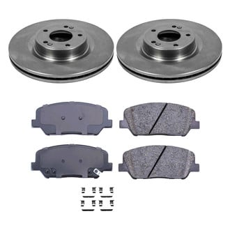 Callahan Brake Parts® - Plain Front Brake Kit