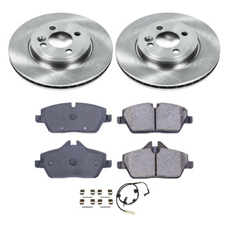 Callahan Brake Parts® - Plain Front Brake Kit
