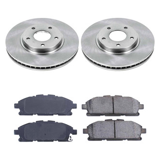 Callahan Brake Parts® - Plain Front Brake Kit