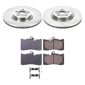 Callahan Brake Parts® - Plain Front Brake Kit