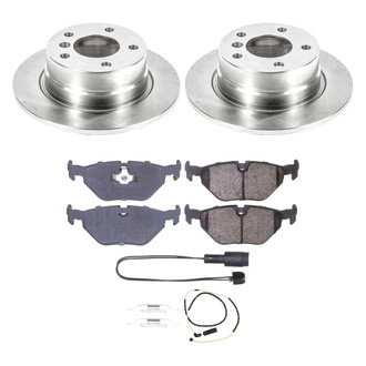 Callahan Brake Parts® - Plain Rear Brake Kit