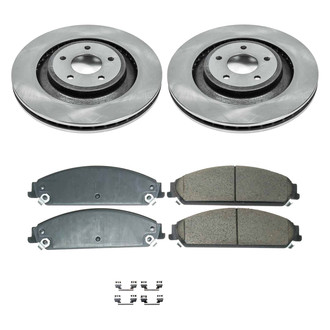 Callahan Brake Parts® - Plain Front Brake Kit