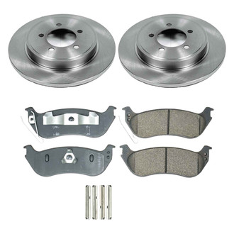Callahan Brake Parts® - Plain Rear Brake Kit