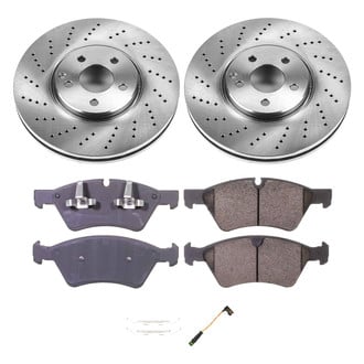 Callahan Brake Parts® - Plain Front Brake Kit