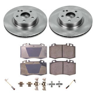 Callahan Brake Parts® - Plain Front Brake Kit