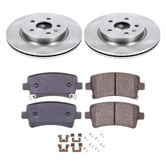 Callahan Brake Parts® - Plain Rear Brake Kit