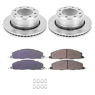 Callahan Brake Parts® - Plain Rear Brake Kit