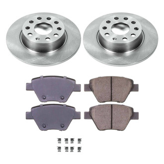 Callahan Brake Parts® - Plain Rear Brake Kit