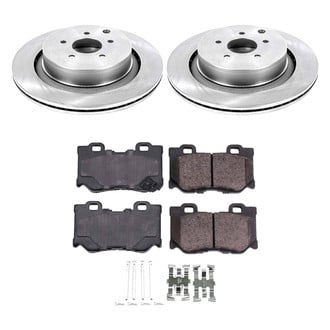 Callahan Brake Parts® - Plain Rear Brake Kit