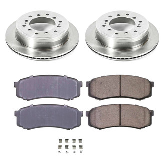 Callahan Brake Parts® - Plain Rear Brake Kit
