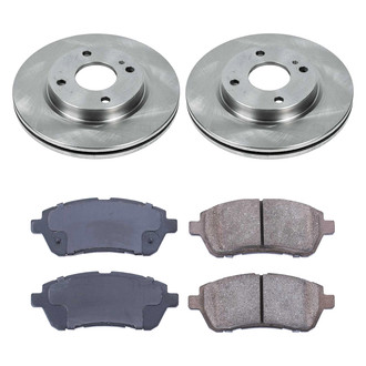 Callahan Brake Parts® - Plain Front Brake Kit