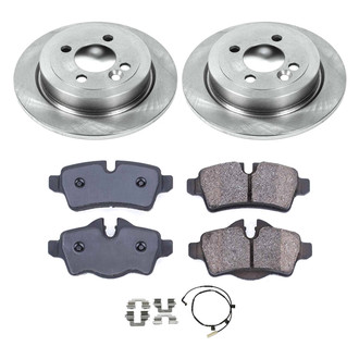 Callahan Brake Parts® - Plain Rear Brake Kit