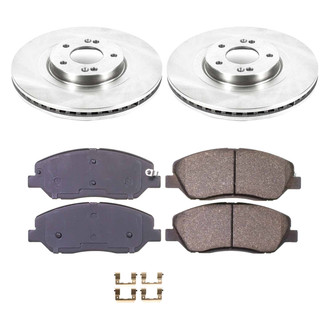 Callahan Brake Parts® - Plain Front Brake Kit