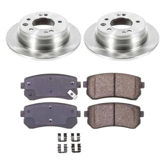 Callahan Brake Parts® - Plain Rear Brake Kit