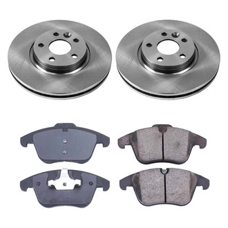 Callahan Brake Parts® - Plain Front Brake Kit