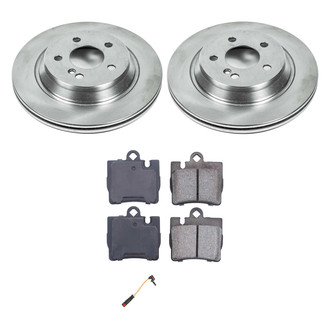 Callahan Brake Parts® - Plain Rear Brake Kit