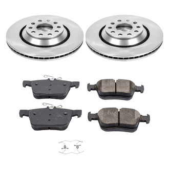 Callahan Brake Parts® - Plain Rear Brake Kit