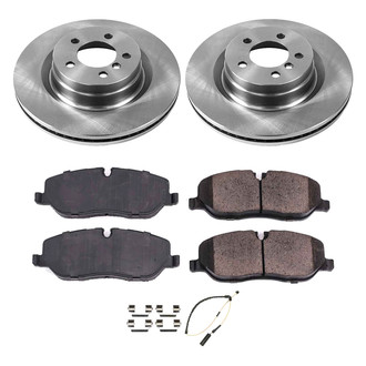 Callahan Brake Parts® - Plain Front Brake Kit
