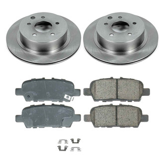 Callahan Brake Parts® - Plain Rear Brake Kit