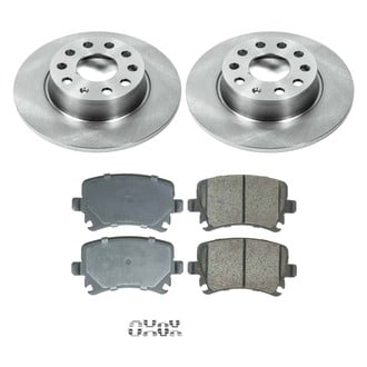 Callahan Brake Parts® - Plain Rear Brake Kit