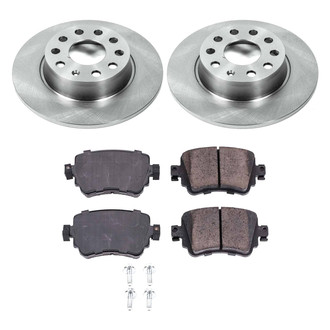 Callahan Brake Parts® - Plain Rear Brake Kit