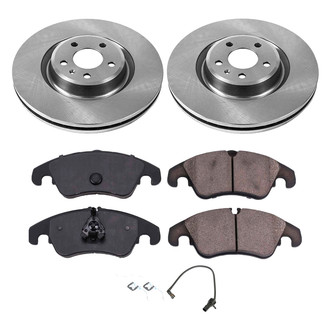 Callahan Brake Parts® - Plain Front Brake Kit