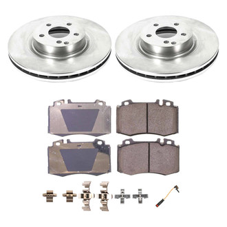 Callahan Brake Parts® - Plain Front Brake Kit