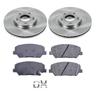 Callahan Brake Parts® - Plain Front Brake Kit