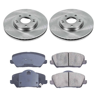 Callahan Brake Parts® - Plain Front Brake Kit
