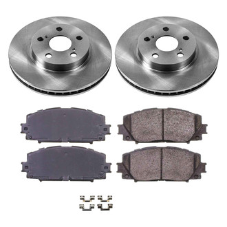 Callahan Brake Parts® K036540 - Plain Front Brake Kit